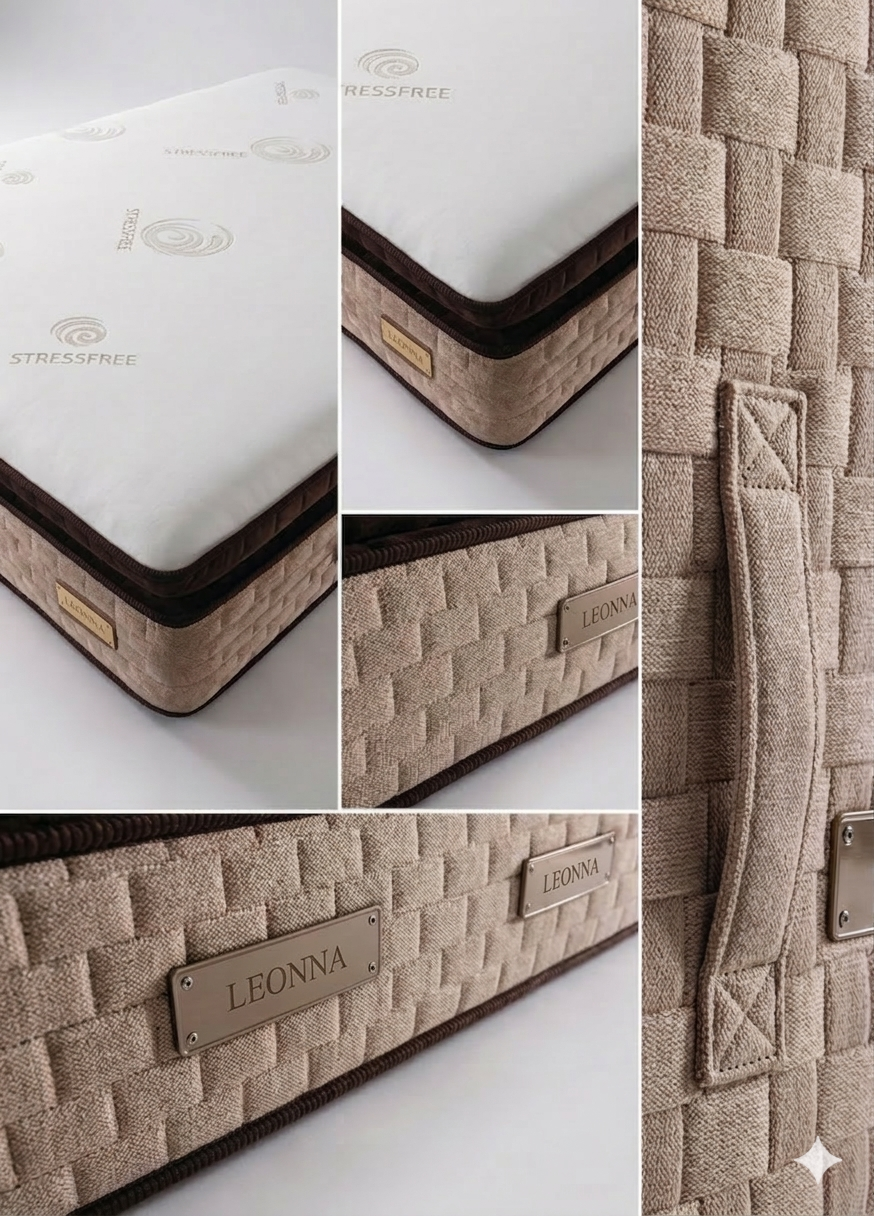 Doğal yün katmanlı yapısı ve yeni nesil konfor teknolojileriyle kesintisiz ve sağlıklı bir uyku deneyimi yaşayın.